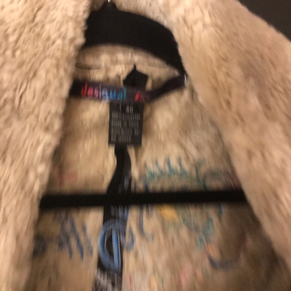 Desigual designer jacket. Sherpa fleece lining. - Picture 4 of 8